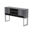 thumbnail image 5 of Lorell Hutch 2-piece Frame 59"x15"x36" Weathered Charcoal 16219, 5 of 9