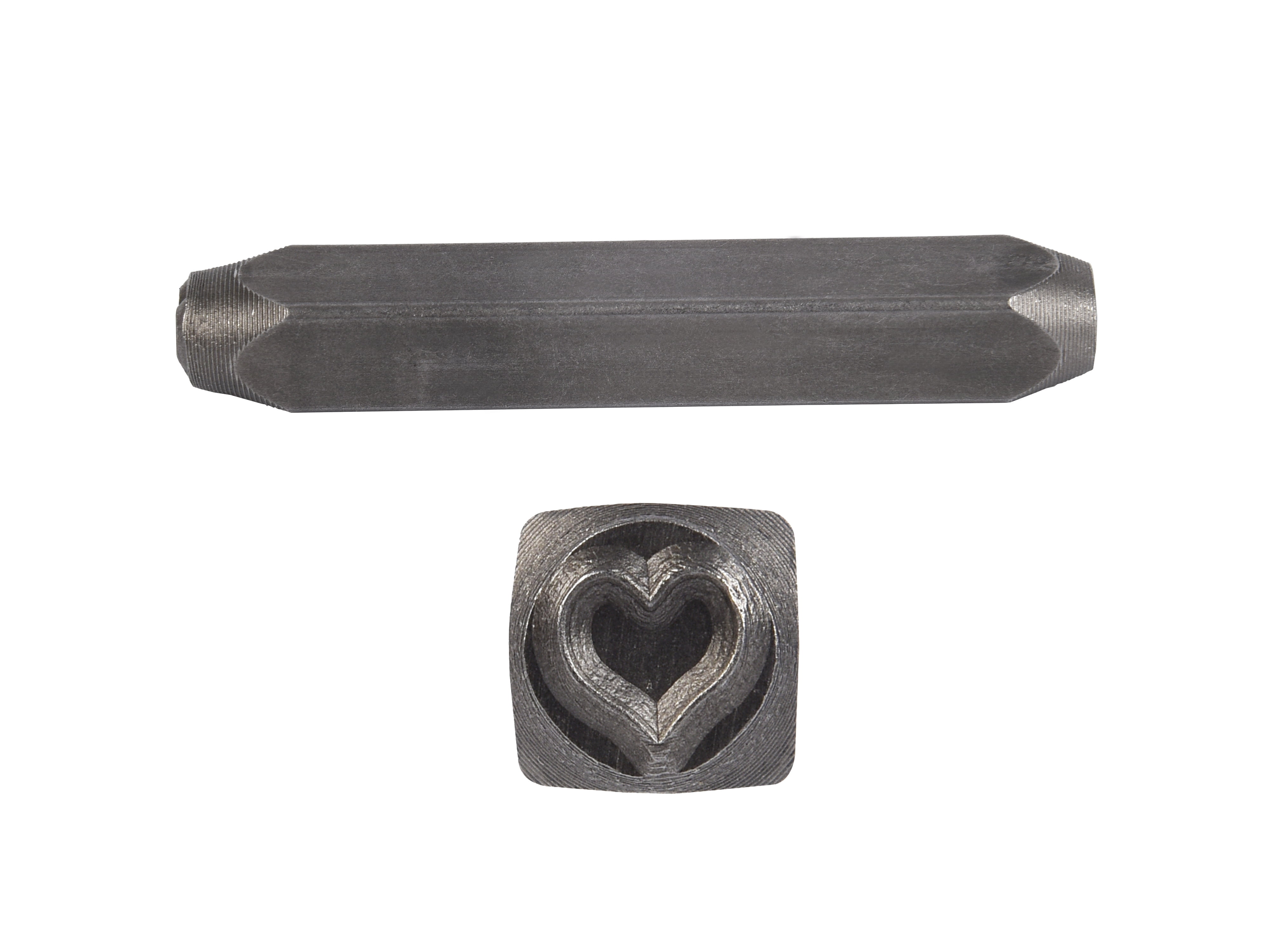 HimaPro One Pound Brass Metal Stamping Ball Pein Hammer with a Complimentary Heart Stamp