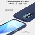thumbnail image 4 of FYBTO for OnePlus Nord N200 5G Case with Built-in Screen Protector, Full Body Shockproof Phone Case, [Soft Liquid Silicone Back Cover+Hard Front Cover] Slim Rugged Protective Cover Case (Black), 4 of 5