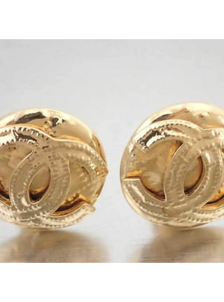 chanel earrings real gold