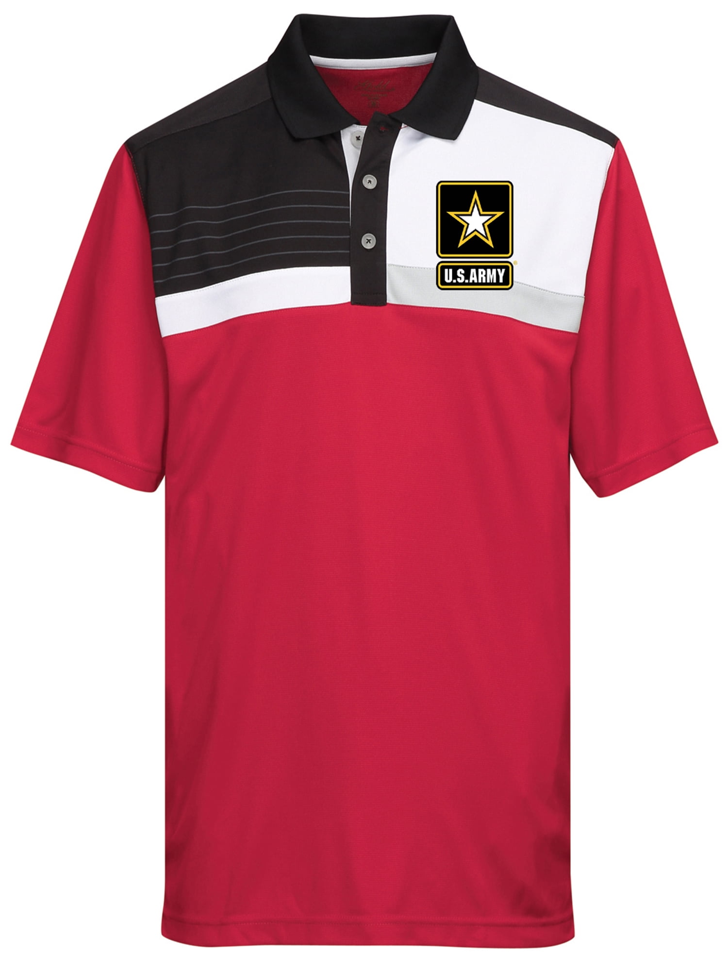 Buy Cool Shirts Mens US Army Logo Rugby Polo Shirt