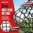 thumbnail image 2 of Red de golf ZEALFEEL de 10 x 7 pies con red para astillar, tapete, 6 pelotas y 8 tees, 2 of 8