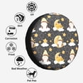 thumbnail image 6 of Kdxio Cute Bee Gnome for Tire Cover Wheel Protectors Tyre Covers Weatherproof Wheel Covers Universal Fit for Trailer Rv SUV Truck Camper Travel Trailers 14 inch, 6 of 8
