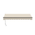 thumbnail image 4 of ALEKO 13' x 10' Ivory Retractable Motorized Patio Awning Sunshade, 4 of 8