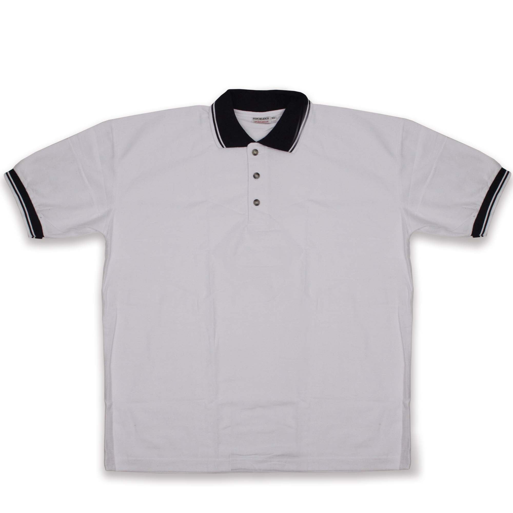 White Knit Pullover Golf Polo Shirt 