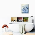 thumbnail image 6 of Timeless Elegance Blue Abstract Flower Art, Modern Canvas Prints to Elevate Your Living Room, Bedroom & Home Décor, 12x16 inches, 6 of 7