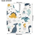 thumbnail image 6 of GZHJMY Cartoon Dinosaurs Bathroom Rug Rectangular Bath Mat Non Slip Bath Rugs Absorbent Shaggy Bathmats for Sink Shower 16" x 24", 6 of 7