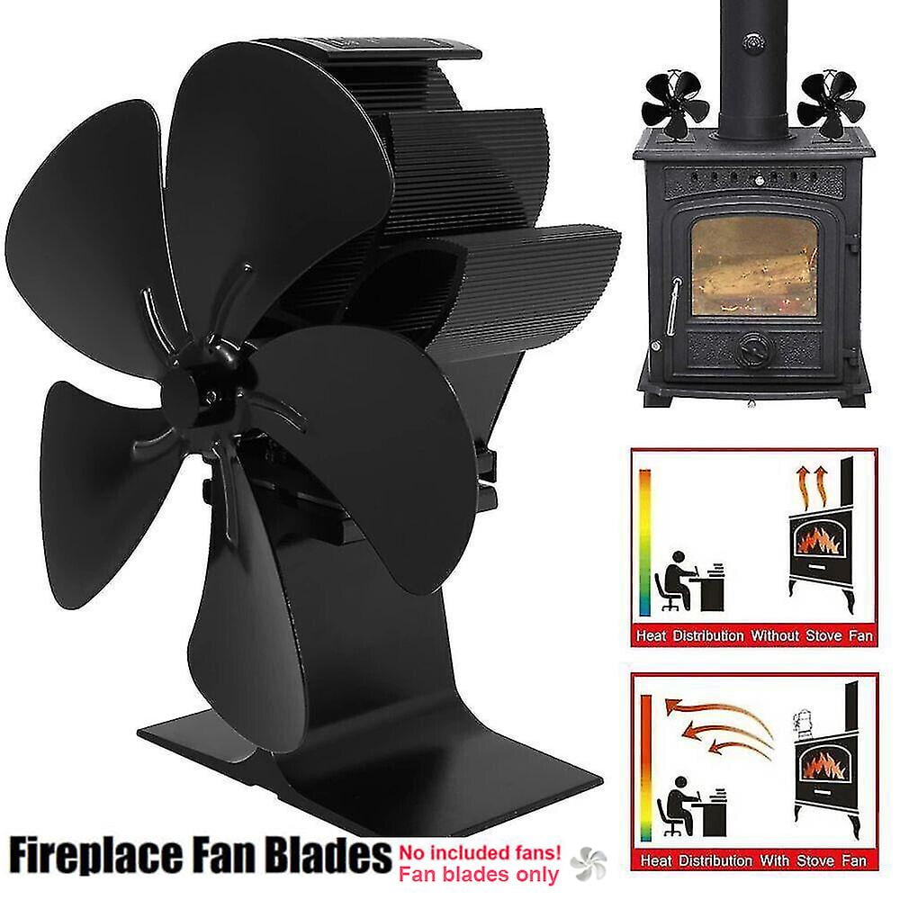 New Hot Air Fan Fireplace Fan Blade Of Fan Burning Wooden Box | Walmart  Canada