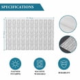 thumbnail image 6 of Black Striped Placemats Set of 6, Modern Abstract Art Geometric Washable Wipeable Table Mats for Dining Tables, Indoor Outdoor Kitchen Place Mats for Holiday Party Table Decor, 6 of 9