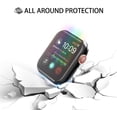 thumbnail image 3 of 2 Pieces of Protective Case Suitable for Apple Watch Series 6 / SE/Series 5 / Series 4 Screen Protector 40mm Ultra-thin Protective Cover, 3 of 5