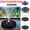 #01_Black_5.1 inches (No LED), variant on Solar Fountain with Colorful Led Lights, 3.5W Glass Solar Bird Bath Water Fountain with 8 Nozzles, Solar Fountain for Hummingbird Bathing, Outdoor Decor, Black