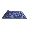 thumbnail image 2 of Ahgly Company Indoor Square Abstract Blue Modern Area Rugs, 5' Square, 2 of 4