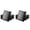 Black 2PCS, variant on 10Pcs Bubble Mailers Padded Envelopes Lined Poly Mailer Self Seal Black