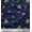 Denim Blue, variant on Soimoi Cotton Duck Fabric Planet,Animal & Spaceship Cartoon Decor Fabric Printed Yard 42 Inch Wide