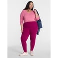 thumbnail image 2 of Terra & Sky Women's Plus High Waist Full Length Leggings, Sizes 0X-5X, 2 of 5