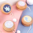 thumbnail image 1 of Bonitos estampados de animales, juguetes de Yoyo de madera, juguetes para niños, Yo-Yo, juguetes creativos de Yo Yo para niños, Yo de madera de 5cm ShuxiuWang  8390606118615, 1 of 1