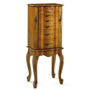 Nostalgic Oak Jewelry Armoire