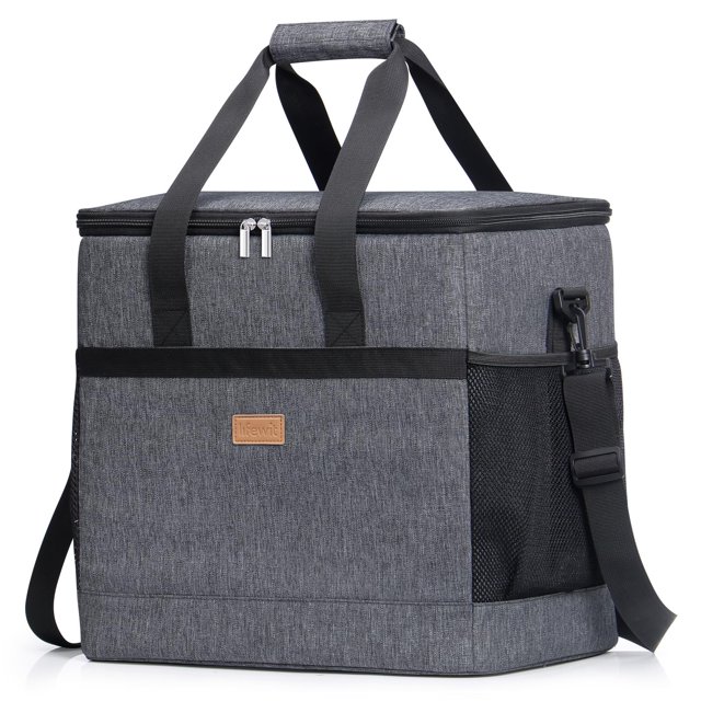 Bolsa Térmica Lifewit 40L para 60 Latas Aislada para Camping Gris Oscuro