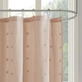 thumbnail image 5 of Home Essence Apartment Kay Cotton Yarn Dyed Jacquard Pom Pom Shower Curtain, 5 of 5
