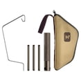 thumbnail image 2 of Soporte de Linterna Plegable Lámpara de Escritorio para Acampar Poste Base de Aleación de Aluminio Desmontable Ligero Y Duradero Fácil de Almacenar, F Cola Poste de lámpara al aire libre, 2 of 5