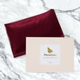 thumbnail image 6 of PiccoCasa 1 Pc 19 Momme Silk Pillowcase for Hair and Skin, Non-Standard Wine Red, 6 of 8