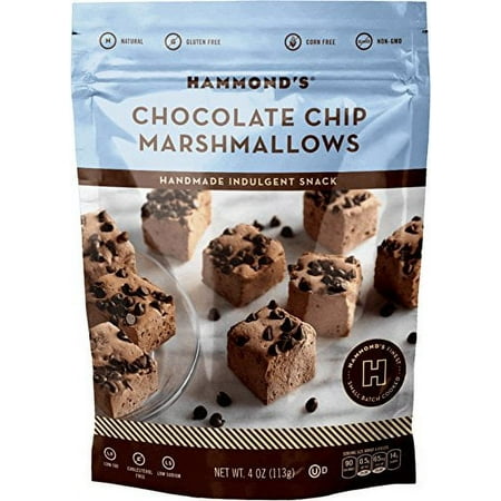 Hammond's Chocolate Chip Marshmallows 4 oz - Gluten-Free, Soy-Free, Dairy-Free Treats