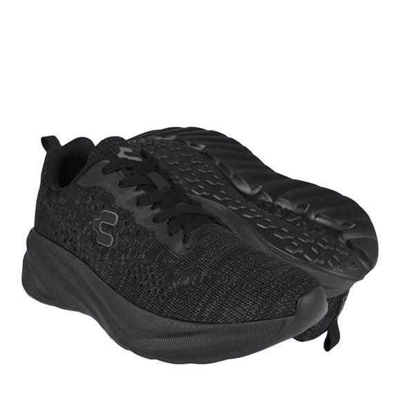 TENIS CABALLERO CHARLY 1087395001 TEXTIL NEGRO