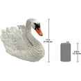 thumbnail image 3 of Design Toscano White Swan Statue, 3 of 4
