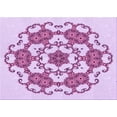 thumbnail image 1 of Ahgly Company Indoor Rectangle Patterned MediumOrchid Purple Area Rugs, 4' x 6', 1 of 6