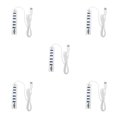 thumbnail image 2 of Concentrador USB 2.0 Methold 6 Puertos Lector de tarjetas SD/TF, 2 of 6