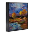 thumbnail image 2 of Stupell Industries Contemporary October Glow Lakeside Reflection Black Framed Giclee Art, 17 x 17, by Silvia Vassileva, 2 of 8
