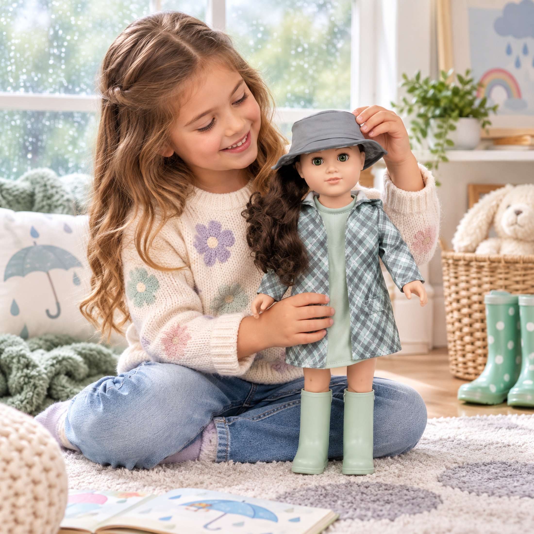 My Life As Raegan 18-Inch Fashion Doll with Rain Outfit photo 3