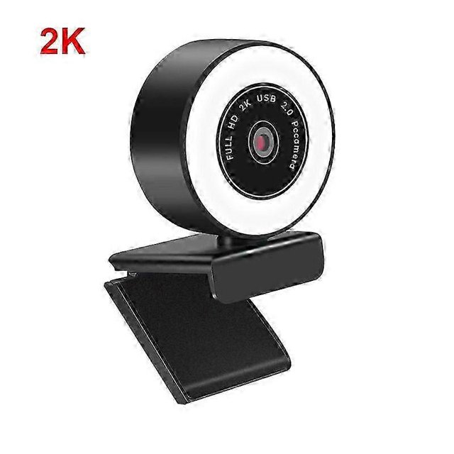 2021 New 1080P/2K Computer Camera Webcam Auto Focus HD Fill Light Web Cam