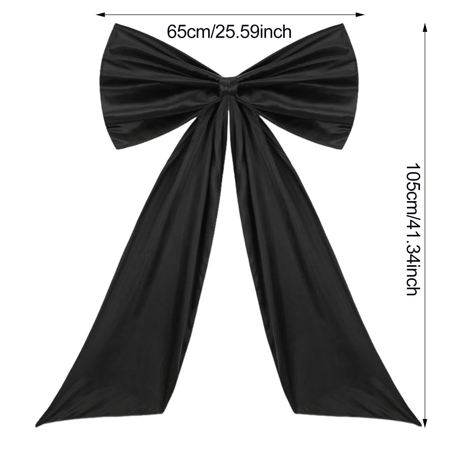 Décoration Nœud Géant En Satin 105x65 Cm - Pour Mariage, Baby Shower, Fête (Rose)
