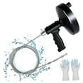 thumbnail image 3 of Plumbing Snake Drain, Heavy Duty Pipe Clog Remover with Gloves,for Bathroom,Kitchen and Toilet Drain Snake, 3 of 7
