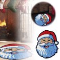 thumbnail image 1 of Bonita alfombra de Papá Noel Alfombra de baño de moda y navideña Alfombra antideslizante Alfombra de bienvenida Alfombra de Navidad para interior y exterior Decoración de baño, 1 of 2