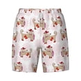 thumbnail image 4 of Lsque Mens Swim Trunks Dachshund Dog Puppy Pattern - Bathing Suit Compression Liner - Beach Swim Shorts Swimwear - (S-3XL) - Stretch Quick Dry -Small, 4 of 9