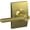 Brass, variant on Schlage F51ALAT608CEN Latitude Single Cylinder Keyed Entry Door Lever Set - Brass