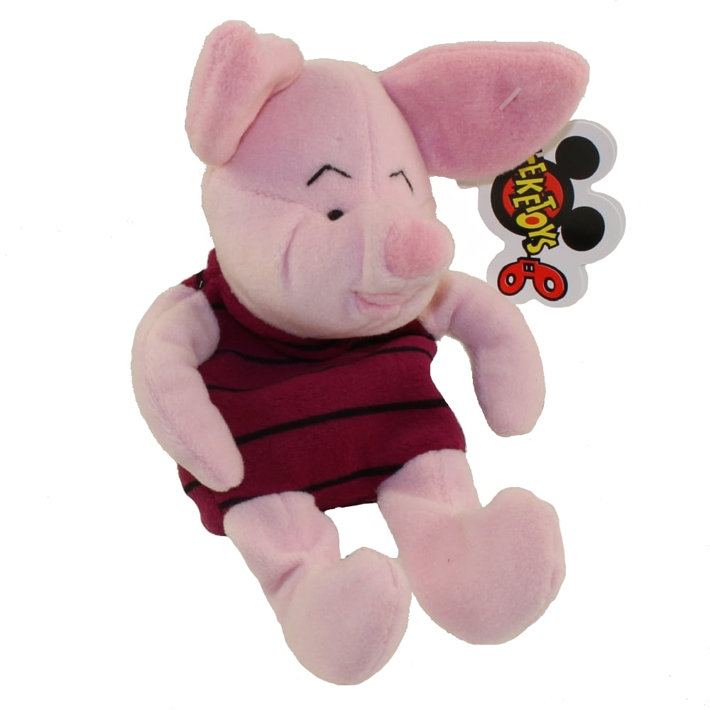 Disney Bean Bag Plush PIGLET (Mouseketoys)(Winnie the Pooh)(8 inch