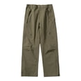 thumbnail image 4 of Zszcpp Jogging Pants For Men Mountaineering Windproof Rushing Climbing Side Open Zip Loose Straight Trousers Casual Trouser, 4 of 5