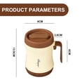 thumbnail image 2 of Coffee Mug with Lid - Stainless Steel Camping Mug Tumbler with Handle - Double Wall Vacuum Duracoated Insulated Mug, 2 of 5