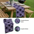 thumbnail image 5 of Halloween Table Runner - 120 Inch Long, Kitchen Dining Table Runner Dresser Scarves, Fall Black Spiderwebs Halloween Purple Webs Farmhouse Decor for Coffee Tables Wedding Party Banquet, 5 of 8