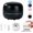Black, variant on Portable Mini Desk Vacuum Cleaner, USB Rechargeable Desktop Cleaner with Brush for Keyboard Dust and Crumbs