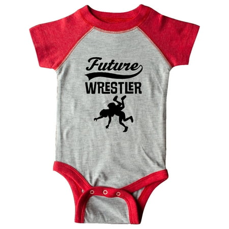 

Inktastic Wrestling Future Wrestler Gift Baby Boy Bodysuit