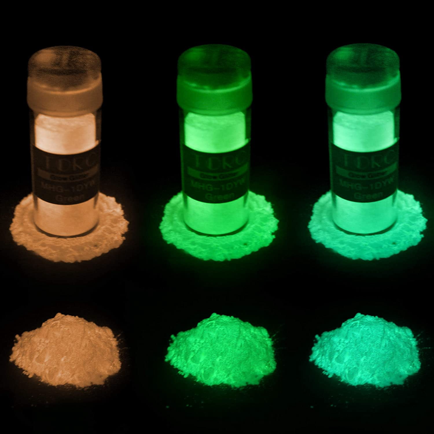 Holographic Glitter Set - 54 Colors Extra Fine Glitter for Crafts, Nail Art, Tumblers, Slime | Multi-Use Body Face Hair Cosmetic Glitters | Bulk Holiday Decor (Christmas, Halloween)