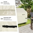 thumbnail image 4 of ULTCOVER Smart Selection Waterproof BBQ Gas Grill Cover 64 inch 420D Dustproof UV Resistant Anti-Tear Outdoor Gas Barbecue Grill Cover,Beige, 4 of 6
