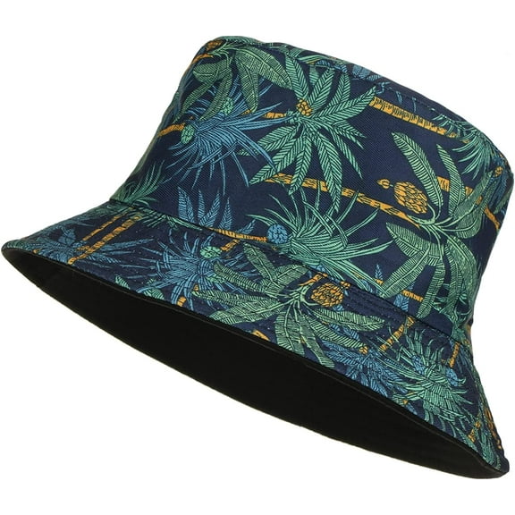 CoCopeaunts Women Reversible Bucket Hat Double-Sided Wearing Men Sun Protection Fisherman Hat Summer Thin Quick Dry Basin Hat