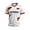 White, variant on 2026 Soccer Cup Waffle Knit Jersey for Men, V-Neck Short Sleeve Pullover with Geometric Flag Graphic Print for Fan Gathering & Summer Streetwear Black L