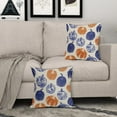 thumbnail image 3 of Fall Pillow Covers 18x18 Set of 2 Balck Pumpkin Autumn Themed Thanksgiving Harvest Print Decorative Throw Pillows Outdoor Pillowcase Farmhouse Linen Cushion Case Decor for Sofa Couch Bed, 3 of 6