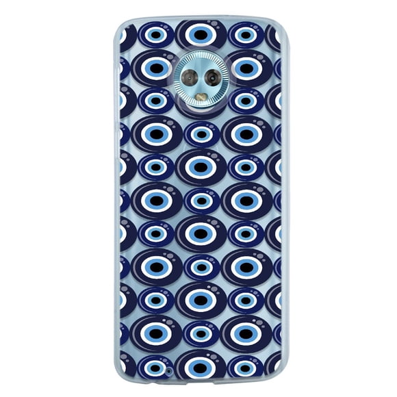 Funda para Moto G6 Plus Antigolpes Ojo Turco Azul InstaCase